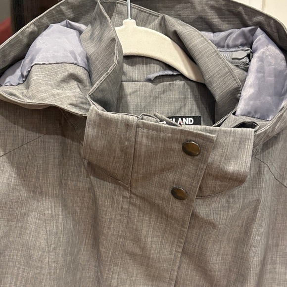 Kirkland Signature Gray Women's Trench Coat - Picture 8 of 16